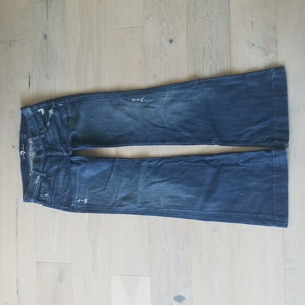 7 For All Mankind Lexie Dojo wide leg jeans, size 26